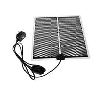 JOINPAYA Adjustable Infrared Reptile Heating Pad with Ptc Technology Uniform Heat Distribution Electric Pet Heat Mat for Snakes Turtles Lizards Energy Efficient Under Tank Warmer with