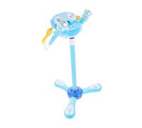 JOINPAYA Adjustable Karaoke Machine with Stand Early Educational Microphone for Singing Plaything for Birthday Parties and Dance Events Portable Sing-along Microphone