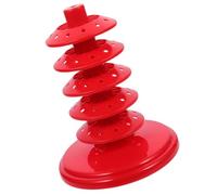 JOINPAYA Adjustable Multi-layer Sweet Stand with Convenient Lollipop Stand Features, Portable Red Pp Candy Holder Rack, Simple Design for Store Lollipop Rack and Party Display