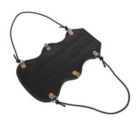 JOINPAYA Adjustable PU Leather Archery Arm Guard Lightweight Forearm Wrist Protector for Outdoor Sports and Medieval Hunting Gloves