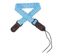 JOINPAYA Adjustable Pure Cotton Ukulele Strap Leather Head Essential Musical Instrument Accessory for Adults