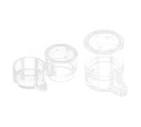 JOINPAYA Ant Water Bowls with Separate Feeding Port 2pcs Acrylic Ant Water Feeders for Nest Feeding Area Suitable for Farms and Insect Terrariums