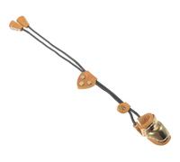 JOINPAYA Archery Brass Thumb Ring Leather Finger Guard Orange