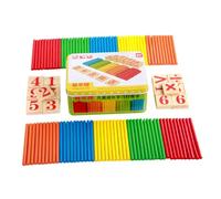 JOINPAYA Arithmetic Rods Educational Counting for Intelligence Development Smooth Edges Safe Math Plaything for Early Learning and Cognitive Skill Building