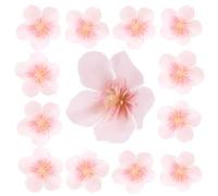JOINPAYA Artificial Cherry Blossom Flower Heads Floral Accessory Silk Cloth Lightweight Cherry Blossom Petals Decoration, Lifelike and Attractive for Weddings and Embellishing Backgrounds