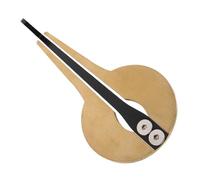 JOINPAYA Authentic Russian Jaw Harp Metal Instrument with Golden Circular Design, Portable and Elegant Mouth Harp for Adults, for Teaching and Folk Music Research Random Color