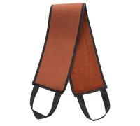 JOINPAYA Back Applicator Band and Skin Massage Flocking Brown Long Strip Towel Designed to Apply Ointments and Gels for Back Tanning for Bath and Shower Use for Back Tanning and Skin