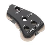 JOINPAYA Baseball Umpire Clicker with 4-wheel Score Counter, Handheld Portable Indicator for Counting Strikes, Balls, Outs - Outdoor Sports Referee Scoring Tool