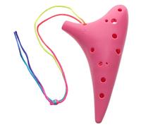 JOINPAYA Beginner Ocarina Instrument 12 Hole Kids Music Instrument Easy to Learn Random Color