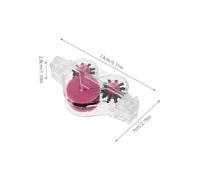 JOINPAYA Bike Chain Cleaner Kit with Pink Frog Shape Scrubber, Cycling Chain Cleaning Tool for Mountain and Road Bikes, Easy Hook-on Design for Hands-free Maintenance