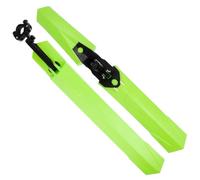 JOINPAYA Bike Mudguards Front and Rear Mountain Bike Quick Release Fenders | Green Plastic and Stainless Steel, Not Easy to Wear or Deform, Creative Design