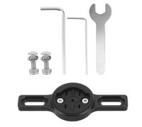 JOINPAYA Bike Taillight Mount Bracket Alloy Clamp for Rear Light Mounting, Quick Attach or Detach, Wide Compatibility, Black, Suitable for Cycling and Night Riding