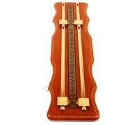 JOINPAYA Billiard Scoreboard for Snooker with 2 Metal Tracks, Portable High-Density Scorekeeper Board, Brown Wavy Track Design, Sport Scoring Accessory for Pool and Leisure Games