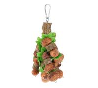 JOINPAYA Bird for Parrots Chew Hanging Mango Wood Bite | Pendant and Ring Hook Design, Easy to Install, for Lovebirds and Aviary Use, Cage Accessory