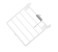 JOINPAYA Birdcage Door Replacement with Spring and J Clips Pet Cage Food Box Door Latch for Small Birds