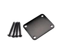 JOINPAYA Black Electric Guitar Neck Plate Lightweight Connecting Board with Screws for Bass Guitar Replacement and Easy Installation