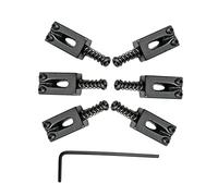 JOINPAYA Black Guitar Bridge Saddle Electric Guitar Replacement Parts Sturdy Fit for Center Intonation Essential Style Bridge Components