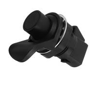JOINPAYA Black Push Button Latch Lock for Drawer and Cupboard Press Rotation Function, Made of Pp and Stainless Steel, Practical Low Profile Design Suitable for Boats and Rvs