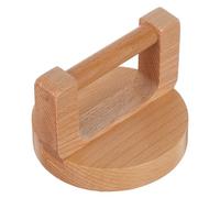 JOINPAYA Block Printing Baren with Ergonomic Round Handle Varnished Beech Wood Handheld Press Tool for Family DIY Crafting and Paper Printmaking