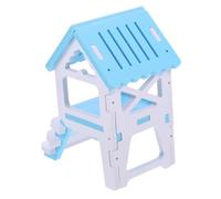 JOINPAYA Blue Hamster House Hideout for Small Pets Tear Resistant Hideaway for Hamsters Hedgehogs and Rabbits Smooth Edges Safe for Play and Sleep Rat and Guinea Pig Shelter