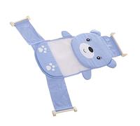 JOINPAYA Blue Material Cartoon Cotton to Mesh Clean Pp Easy Support Net with Breathable Modelling Safety and Comfort for Baby Bath Bathing Infant