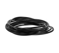 JOINPAYA Bracelets 2.5mm Black for Women 100pcs Silicone Lightweight Hair Tie Bands Minimalist Wristbands Suitable for Daily Wearing and Formal Occasions Party Favors