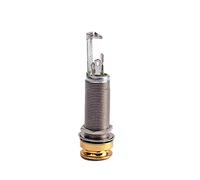 JOINPAYA Brass Jack Socket Dual Channel End Pin for Guitar and Bass Threaded Cylinder Style for Musicians Seeking Sound Connection