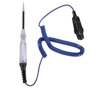 JOINPAYA Car Electric Circuit Tester with Spring Wire and LED Test Light Bulb, Automotive Voltage Detector for Vehicle Electrical Circuits, One Hand Operation, Dc Voltage Testing 6-24v