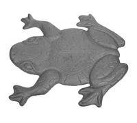 JOINPAYA Cast Iron Frog Stepping Stone for Garden and Yard Nonslip Surface, Vintage Inspired Decorative Accent for Patio Entrances and Outdoor Walkways, Elegant and Sturdy Landscaping Stone