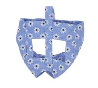 JOINPAYA Cat Breathable Mouth Cover Anti-bite Anti-meow Muzzle Blue Medium Pet Recovery Collar for Cats Grooming and Medication