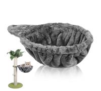 JOINPAYA Cat Hammock Extra Large Space Lint and Steel Ring Material for Cat Tower Replacement with Deep Basket Design to 5kg Resting Space to Happiness and Easy Maintenance