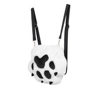 JOINPAYA Cat Paw Backpack for Plush Mini Beauty Bag Small Cosmetic Organizer Soft Crossbody Purse Cute Shoulder Bag for Everyday Use and Travel