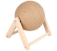 JOINPAYA Cat Scratching Ball Sisal Material Medium Size Brown Cat Scratching Board Interactive Kitten Plaything Pet Playing Supplies