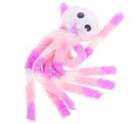JOINPAYA Catnip Plush Octopus Cat Chew for Kittens, Bite Resistant Soft Pet with Striped Catnip Filling, Indoor Interactive Chewing and Teething Aid for Cats
