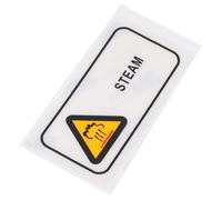 JOINPAYA Caution Hot Surface Sign Waterproof Pet Warning Sticker for Industrial Equipment Burn Prevention Notice Suitable for Industrial Applications and Environments Orange Safety Label