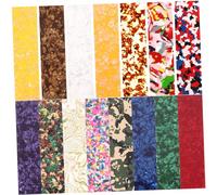 JOINPAYA Celluloid Guitar Pick Strips 15pcs Punch Sheets Colours Light Medium Heavy for Ukulele and Guitar Pick Making Color Style