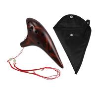 JOINPAYA Ceramic Clay Twelve-hole Ocarina Alto C Key Flute with Easy to Learn Feature and Beautiful Sound Outdoor Music Instrument and Music Lovers Random Color