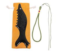 JOINPAYA Ceramic Fish-shaped Gua Sha Scraper Board Face and Body Massage Tool Compact Muscle Scraper for Neck Accessories and Facial Skin Care