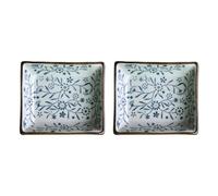 JOINPAYA Ceramic Sauce Serving Plates Dipping Plates for Kitchen Use 2pcs Convenient and Easy to Clean with Simple Design, for Sauces and Seasoning in Dining and Entertaining