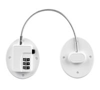 JOINPAYA Child Safety Fridge Lock, Keyless Password Combination Lock for Refrigerator and Window, Childproof Security for Home Use, Stainless Steel, Zinc Alloy and Abs
