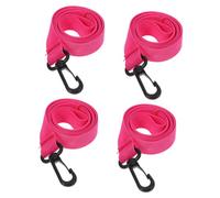 JOINPAYA Children Anti-Lost Walking Rope and Safety Leash 4pcs Set in Pink, Nylon and Pp Material, for Kids and Toddlers, Suitable for Kindergartens and Daycare Classes