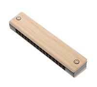 JOINPAYA Children's Musical Instrument Pink c Harmonica Wooden Educational Toy Safe Durable Beginner Harmonica