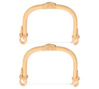 JOINPAYA Chinese Teapot Handle 2pcs Bamboo Replacement Accessories with U-Shape Structure, Resistant to Deformation, Suitable for Ceramic and Pottery Tea Kettles