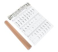 JOINPAYA Clarinet Chord Chart Fingering Diagram Music Note Poster for Beginners Clarinet Learning Guide Large Size Wind Instrument Practice Aid