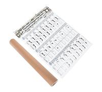 JOINPAYA Clarinet Chord Chart Practice Tool on Coated Paper for Clarinet Beginners and Fingering Poster Learning Aid for Music Practice