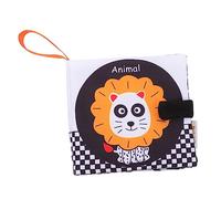 JOINPAYA Cloth Book for Toddlers and Soft Crinkle Sensory Book Rich Colors Language Development and Cognitive Learning Toy for Boys and Girls