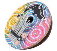 JOINPAYA Coconut Shell Thumb Piano Keys Portable Kalimba Beginners Musical Instrument for Finger Piano Playing at Home Outdoor Activities