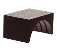 JOINPAYA Coffee Filter Storage Stand 4-compartment Mesh Organizer Base for Espresso Puck Screen Holder Compatible with Coffee Brewers, Countertop Filter Holder for Kitchen Use