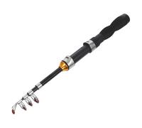 JOINPAYA Collapsible Mini Fishing Rod Telescopic Carp Rod Portable for Beginners Emergency Survival Compact Travel Hiking Camping