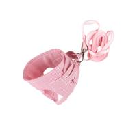 JOINPAYA Comfortable Red Cotton Pet Chest Strap Harness for Small Hedgehogs and Guinea Pigs, Lightweight and Easy to Put and Take with Adorable Stripe Design for Outdoor Walking